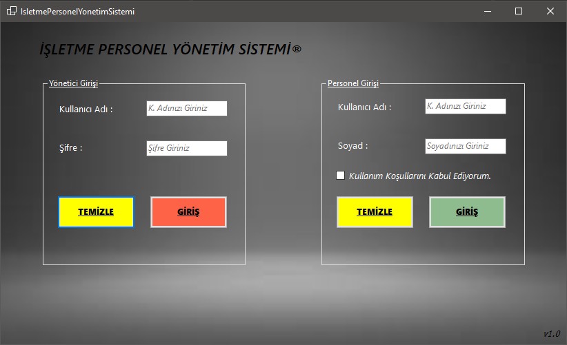 İşletme Yönetim Sistemi